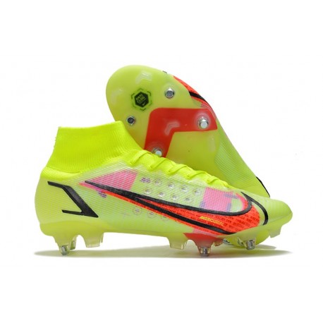 Nike Mercurial Superfly VIII Elite SG-Pro Volt Carmin Noir