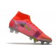 Nike Mercurial Superfly VIII Elite SG-Pro Rubis Argent Metallique