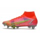 Nike Mercurial Superfly VIII Elite SG-Pro Rubis Argent Metallique