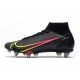 Nike Mercurial Superfly VIII Elite SG-Pro Black x Prism - Noir Jaune Rouge