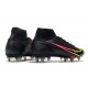 Nike Mercurial Superfly VIII Elite SG-Pro Black x Prism - Noir Jaune Rouge