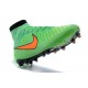 Nouvelle Homme Cramspon de Foot Nike Magista Obra FG Vert Orange Noir