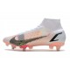 Nike Mercurial Superfly VIII Elite SG-Pro Blanc Noir Carmin Rose