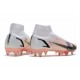 Nike Mercurial Superfly VIII Elite SG-Pro Blanc Noir Carmin Rose