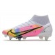 Nike Mercurial Superfly VIII Elite SG-Pro Blanc Multicolore 