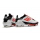 Adidas F50 Ghosted Adizero HT FG Blanc Rouge Noir