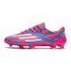 Adidas F50 Ghosted Adizero HT FG Rose Blue Blanc