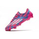 Adidas F50 Ghosted Adizero HT FG Rose Blue Blanc