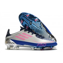 Adidas F50 Ghosted Adizero HT FG Gris Bleu Rose