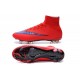 2015 Homme Chaussures Football Mercurial Superfly FG Rouge Vif Violet Persan Noir