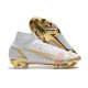 Nike Mercurial Superfly VIII Elite DF FG Blanc Or Rose