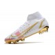 Nike Mercurial Superfly VIII Elite DF FG Blanc Or Rose