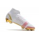 Nike Mercurial Superfly VIII Elite DF FG Blanc Or Rose