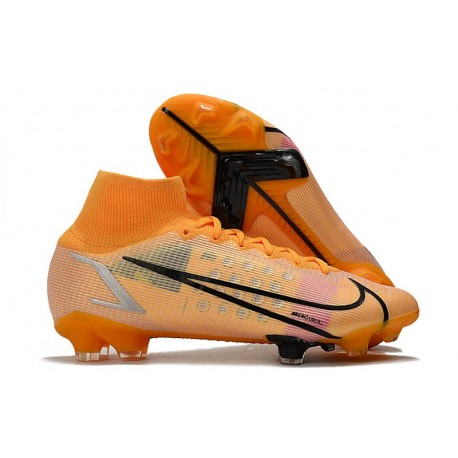 Nike Mercurial Superfly VIII Elite DF FG Orange Noir