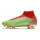 Nike Mercurial Superfly VIII Elite DF FG Vert Rouge Or