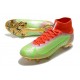 Nike Mercurial Superfly VIII Elite DF FG Vert Rouge Or