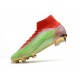 Nike Mercurial Superfly VIII Elite DF FG Vert Rouge Or