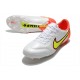 Chaussure Nike Tiempo Legend IX Elite FG Blanc Volt Carmin