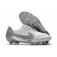 Chaussure Nike Tiempo Legend IX Elite FG BlancGris