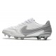 Chaussure Nike Tiempo Legend IX Elite FG BlancGris