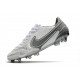 Chaussure Nike Tiempo Legend IX Elite FG BlancGris