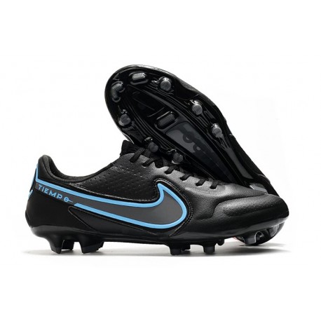 Chaussure Nike Tiempo Legend IX Elite FG Noir Gris Acier