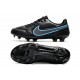 Chaussure Nike Tiempo Legend IX Elite FG Noir Gris Acier