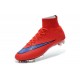 2015 Homme Chaussures Football Mercurial Superfly FG Rouge Vif Violet Persan Noir