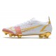 Nike Mercurial Vapor 14 Elite FG Blanc Rouge Or