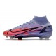 Nike Mercurial Superfly VIII Elite DF FG Mbappé Chardon Clair Argent Métallique