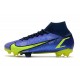 Nike Mercurial Superfly VIII Elite DF FG Sapphire Volt Bleu