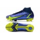 Nike Mercurial Superfly VIII Elite DF FG Sapphire Volt Bleu