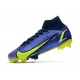 Nike Mercurial Superfly VIII Elite DF FG Sapphire Volt Bleu