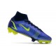 Nike Mercurial Superfly VIII Elite DF FG Sapphire Volt Bleu