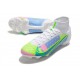 Nike Mercurial Superfly VIII Elite DF FG Blanc Bleu