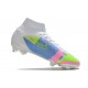 Nike Mercurial Superfly VIII Elite DF FG Blanc Bleu