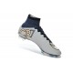 Coupe du Monde 2015 Chaussures Mercurial Superfly IV FG Nouvelle Argent Blanc Hyper Turquoise Noir