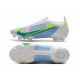 Nike Mercurial Vapor 14 Elite FG Blanc Bleu Vert