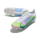 Nike Mercurial Vapor 14 Elite FG Blanc Bleu Vert