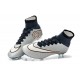 Coupe du Monde 2015 Chaussures Mercurial Superfly IV FG Nouvelle Argent Blanc Hyper Turquoise Noir