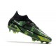 Nike Phantom GT II Elite DF FG Noir Platine Métallique Vert Strike