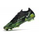 Nike Phantom GT II Elite FG Noir Platine Métallique Vert Strike