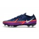 Nike Phantom GT II Elite FG Nouvelle Bleu Marine Blanc Violet