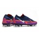 Nike Phantom GT II Elite FG Nouvelle Bleu Marine Blanc Violet