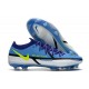 Nike Phantom GT II Elite FG Nouvelle Sapphire Volt Gris Brouillard Bleu