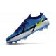 Nike Phantom GT II Elite FG Nouvelle Sapphire Volt Gris Brouillard Bleu