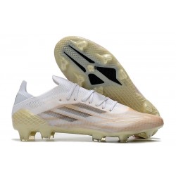 adidas X Speedflow.1 FG Crampons Foot Blanc Noir Mélange Or Métallique