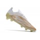 adidas X Speedflow.1 FG Crampons Foot Blanc Noir Mélange Or Métallique