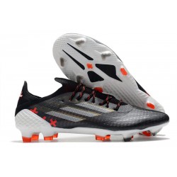 adidas X Speedflow.1 FG Crampons de Foot Noir Rouge