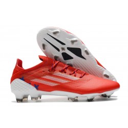 adidas X Speedflow.1 FG Crampons de Foot Rouge Noir Rouge Solaire